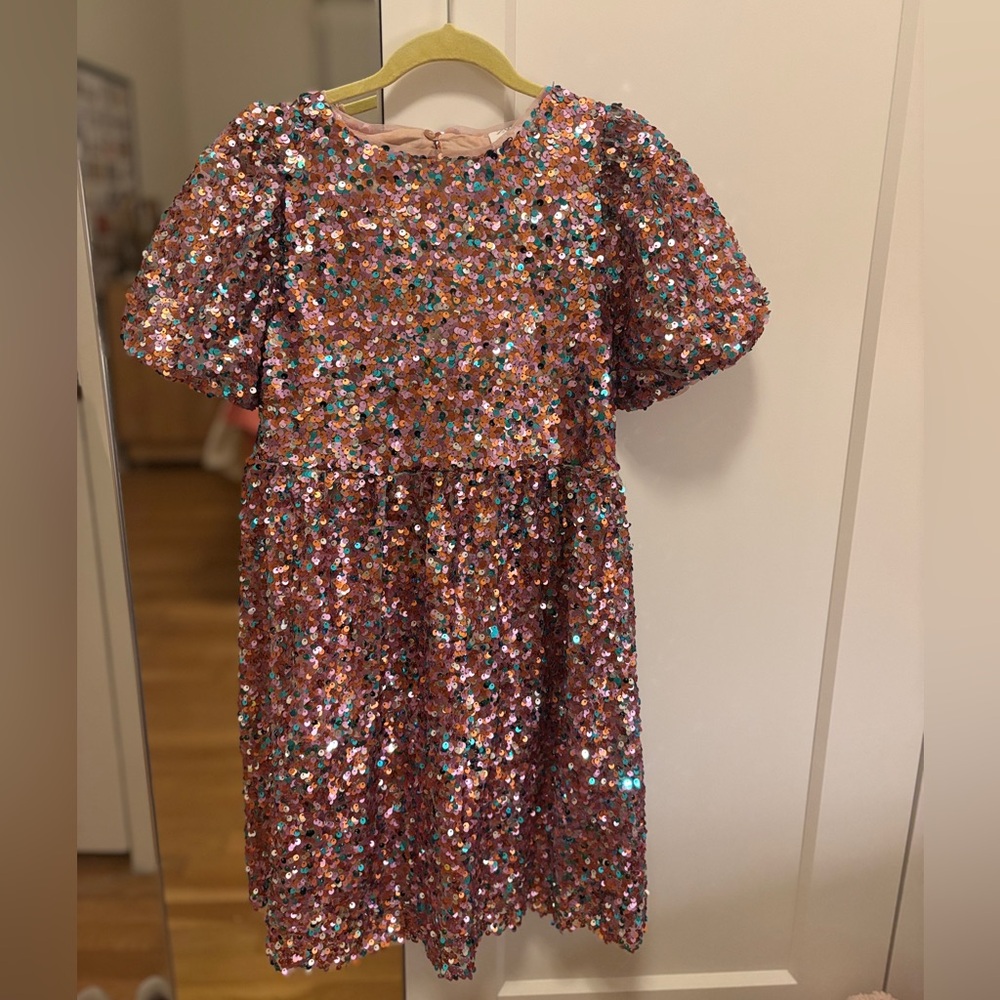 Zara Multicolor Sequin Top
